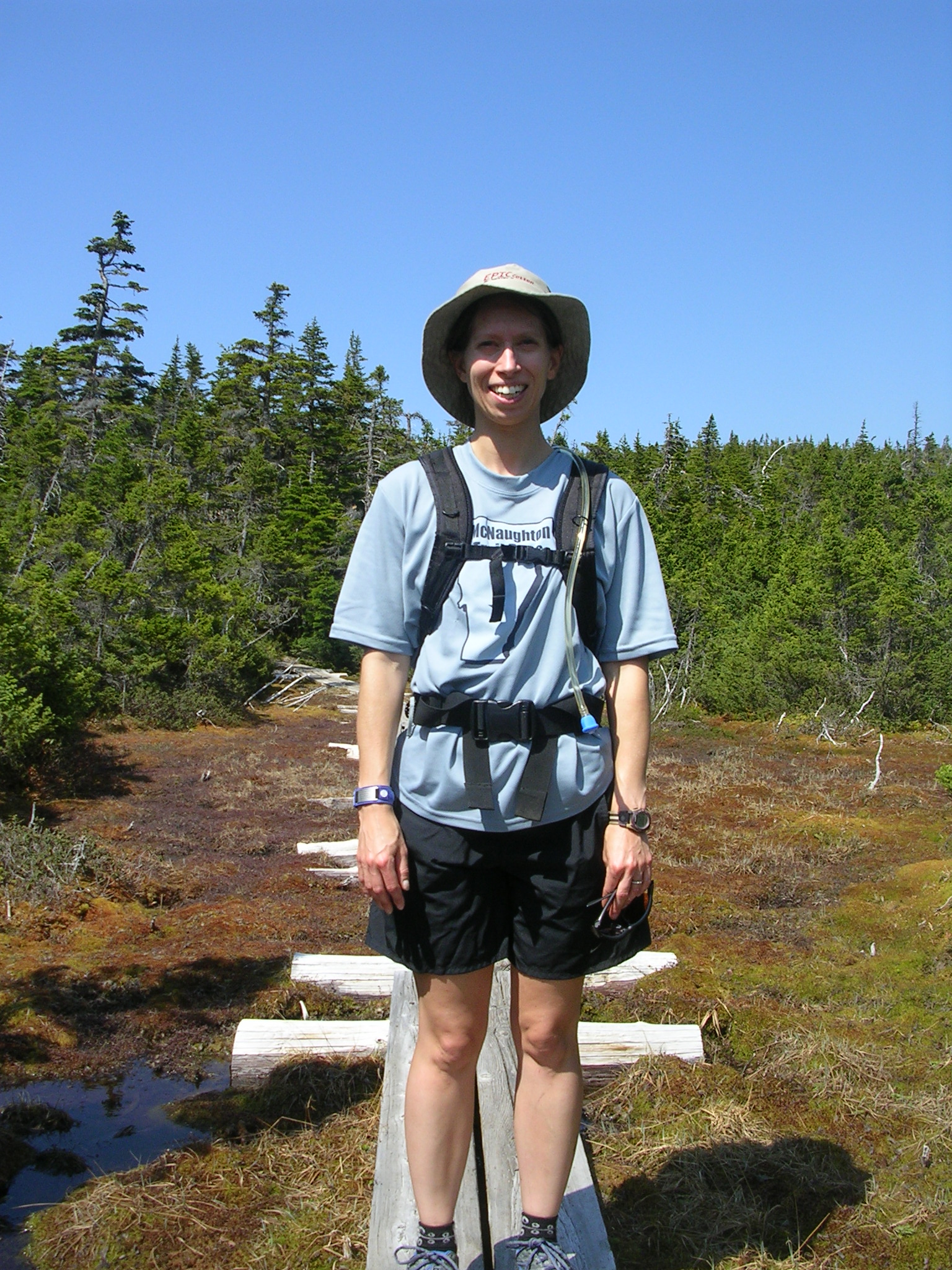 Susan on Carter- Moriah Trail